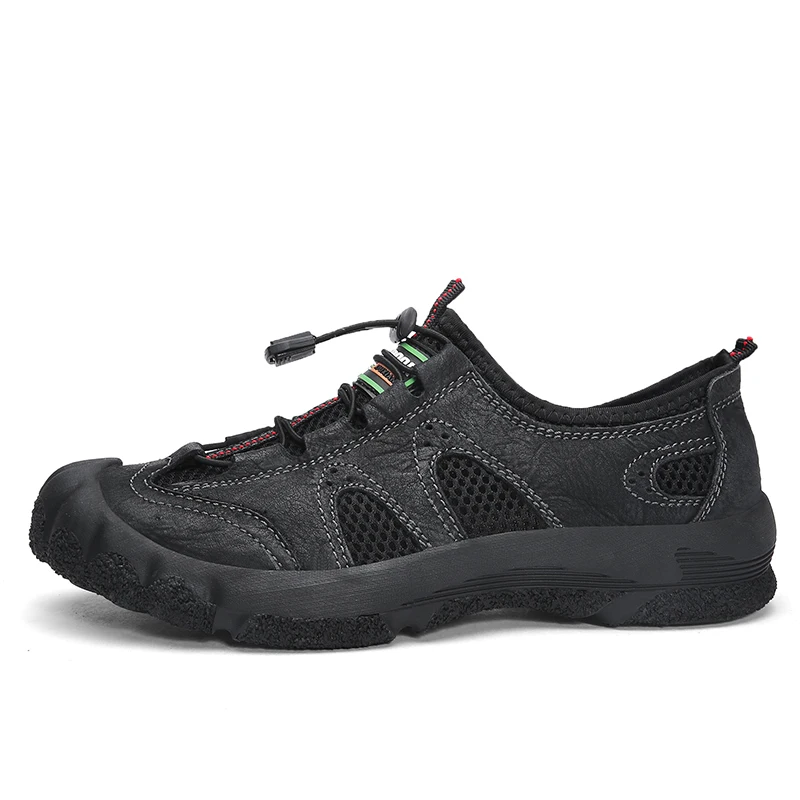 Мужские кроссовки для активного отдыха дышащие сетчатые замша обувь