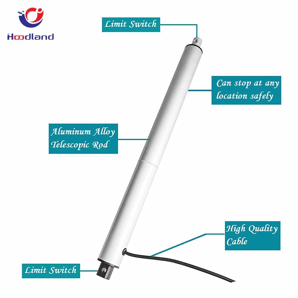 Электрический линейный привод Mirco с низким уровнем шума 24 В постоянного тока