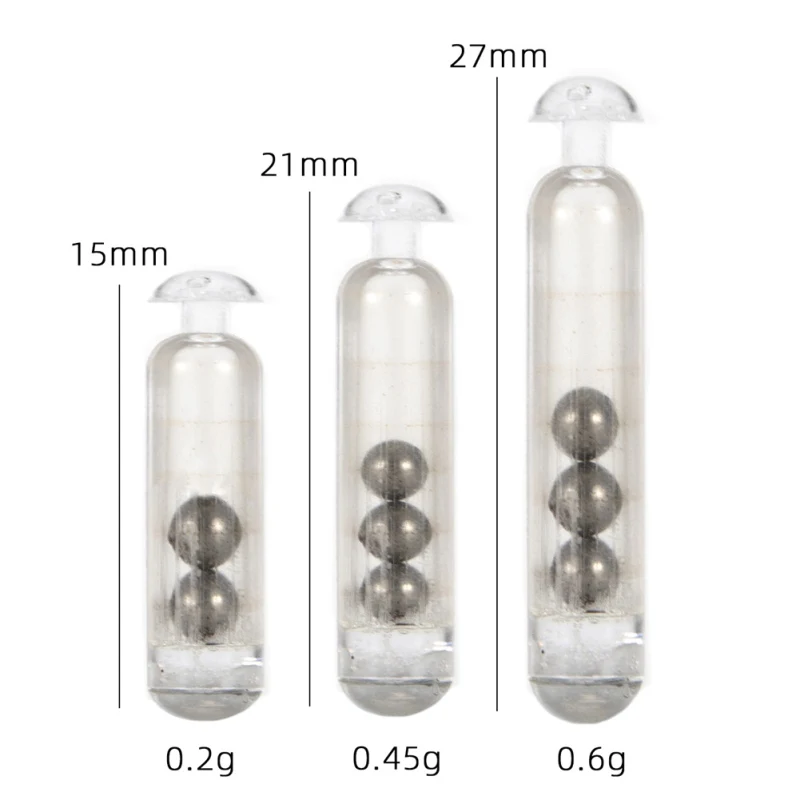 Новый комплект грузил-подшипников для рыбалки 10 шт. пластиковые бусины