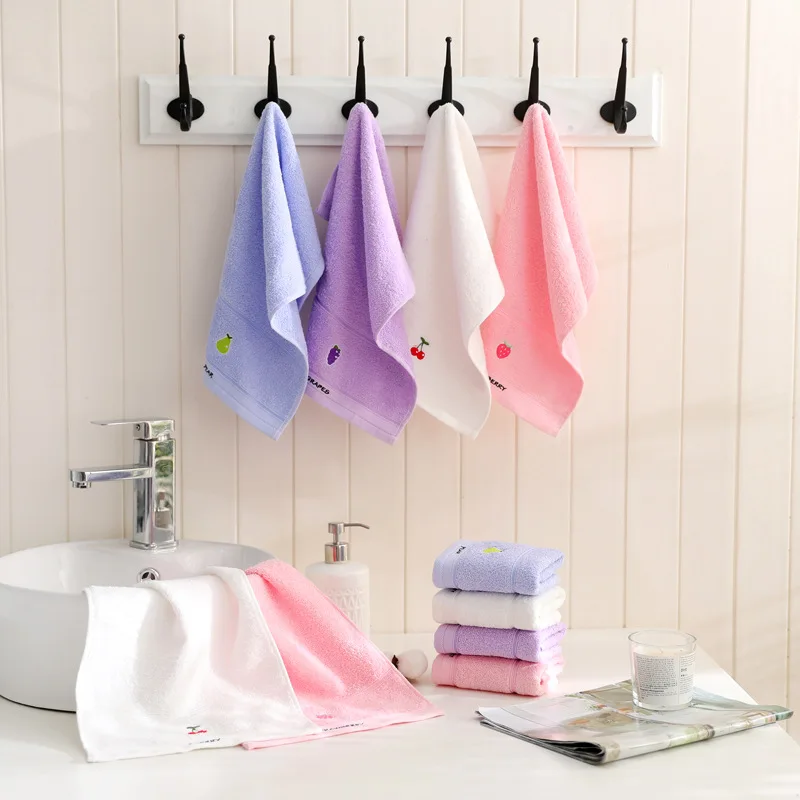 Горячая Распродажа детское полотенце из чистого хлопка с вышивкой мягкое водное