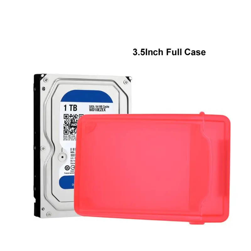 3,5 дюймов IDE SATA HDD носитель чехол внешний жесткий диск коробка для хранения корпус SSD, HDD Чехлы высокого качества