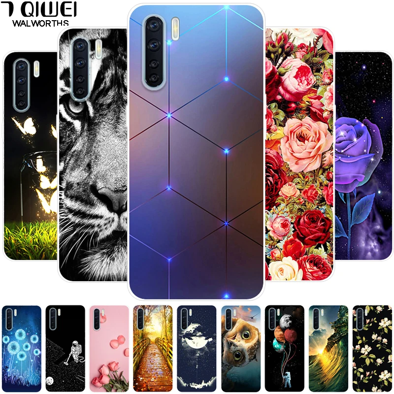 Чехол для OPPO A91 чехол телефона силиконовая Мягкая задняя крышка из ТПУ OPPOA91 милый