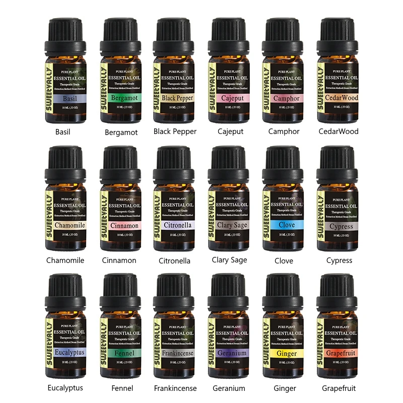 Эфирные масла с растениями 37 ароматов 4 шт. | Красота и здоровье