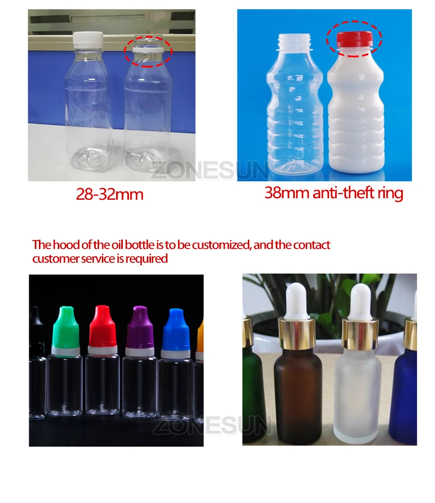 ZONESUN 28 32 мм пневматическая укупорочная машина для бутылок ручная завинчивающая