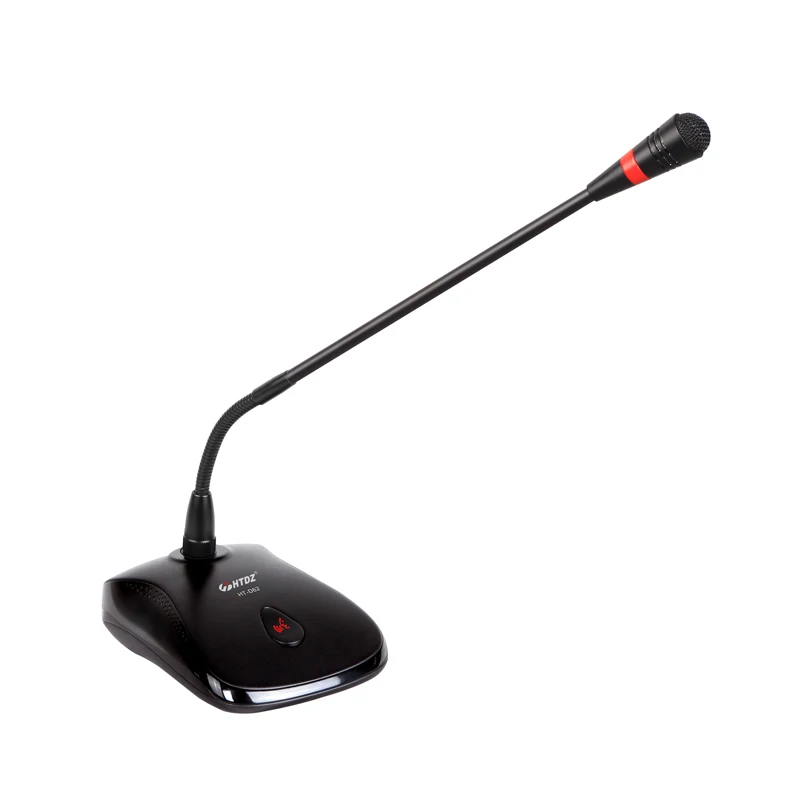 HTDZ HT-D62 Gooseneck, проводной микрофон, классный подиум, широковещательный настольный микрофон для речи, подходит для настольного компьютера, компьютерной конференции