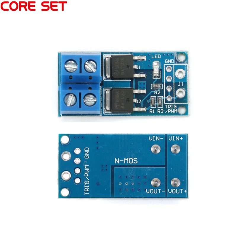 5 шт. MOSFET триггер переключениt 15A 400W DC3.3-20V приводной модуль PWM регулятор Управление
