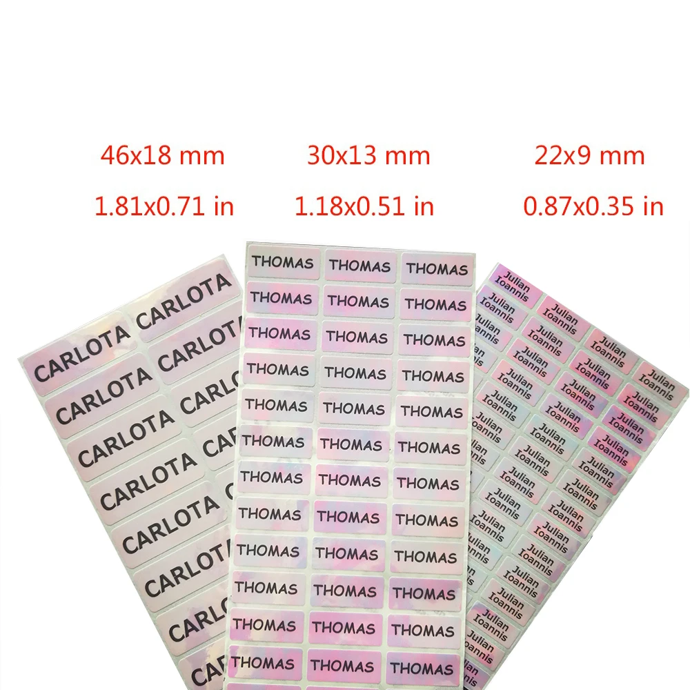 Наклейки для ноутбука ярлыки учеников на заказ водостойкие |