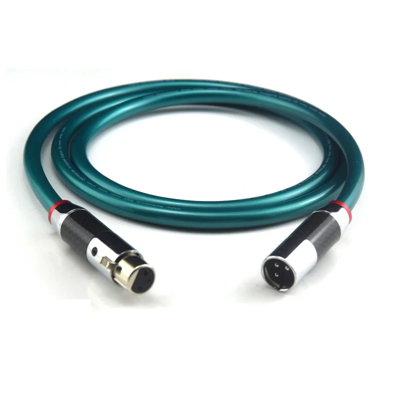 

1 Pair Ortofon Hifi XLR Cable Pure OCC Audio Cable With Top Grade Carbon fiber XLR Plug