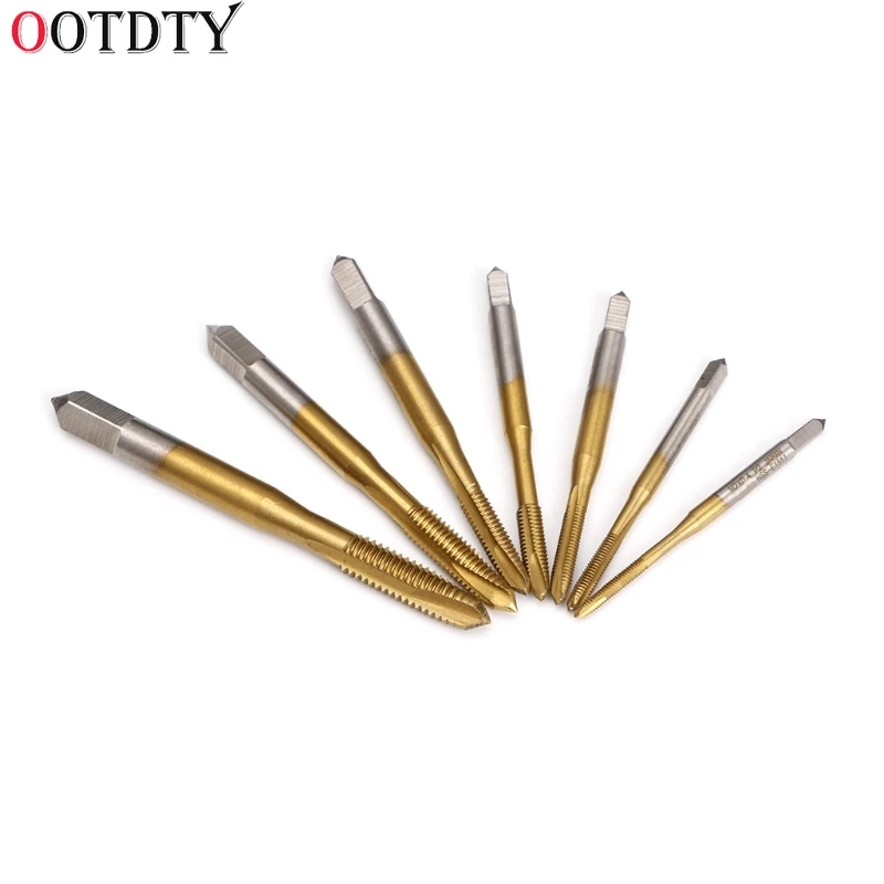 

OOTDTY M2/M2.5/M3/M3.5/M4/M5/M6 HSS метрический прямой резьбовой винт с канавкой