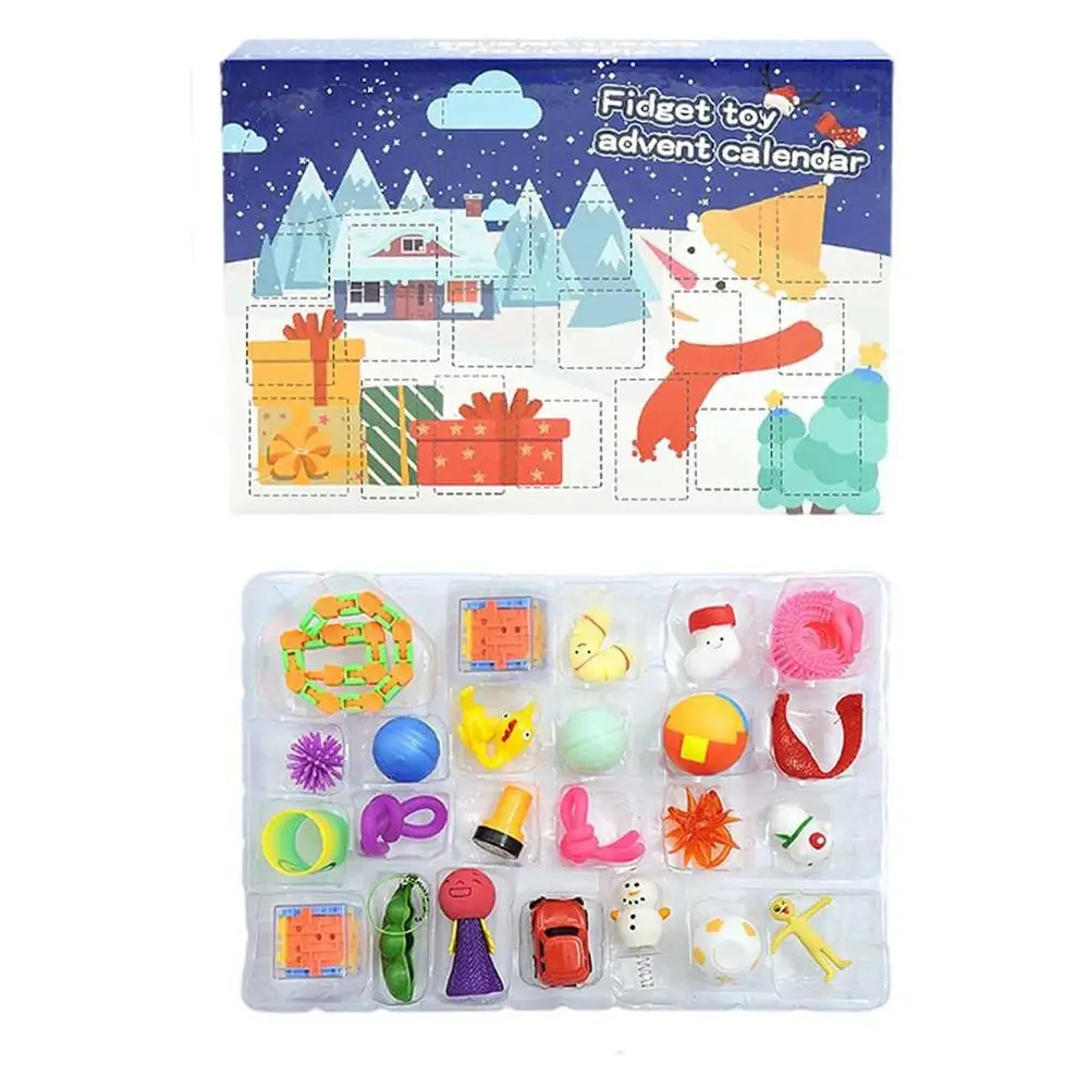 

Игрушка-антистресс детская, 24 дня, календарь с обратным отсчетом