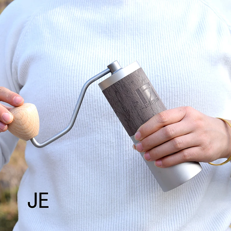 

series manual coffee grinder portable coffee mill stainless steel 48mm burr