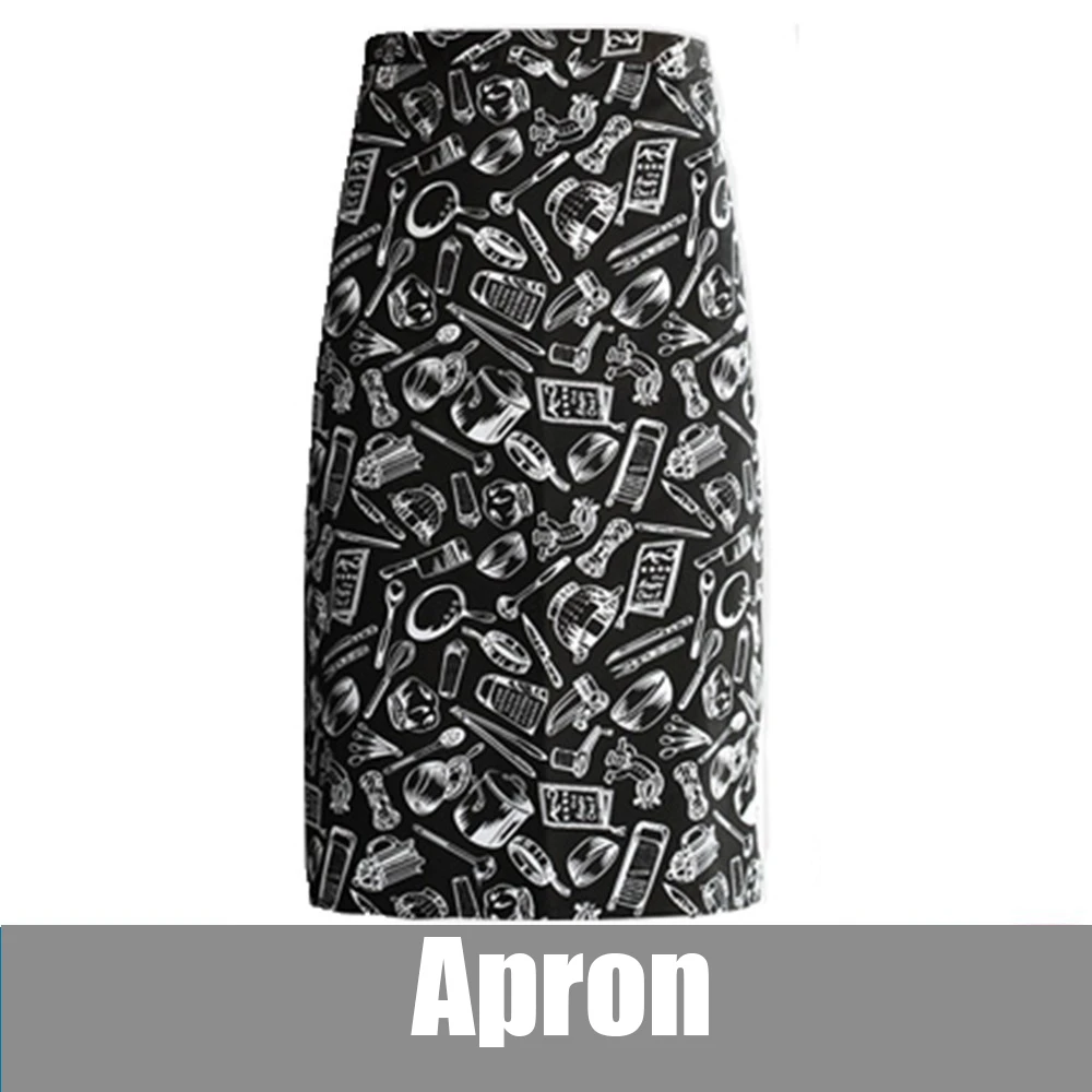 Apron 9 Куртка шеф-повара для мужчин и женщин с длинными рукавами, кухня, отель, одежда для работников ресторанов, одежда повара, ресторанный официант, пекарь, кафе, Рабочая форма - Цвет: Apron 9