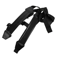 universal shoulder pu strap instrument harness strap for saxophone black