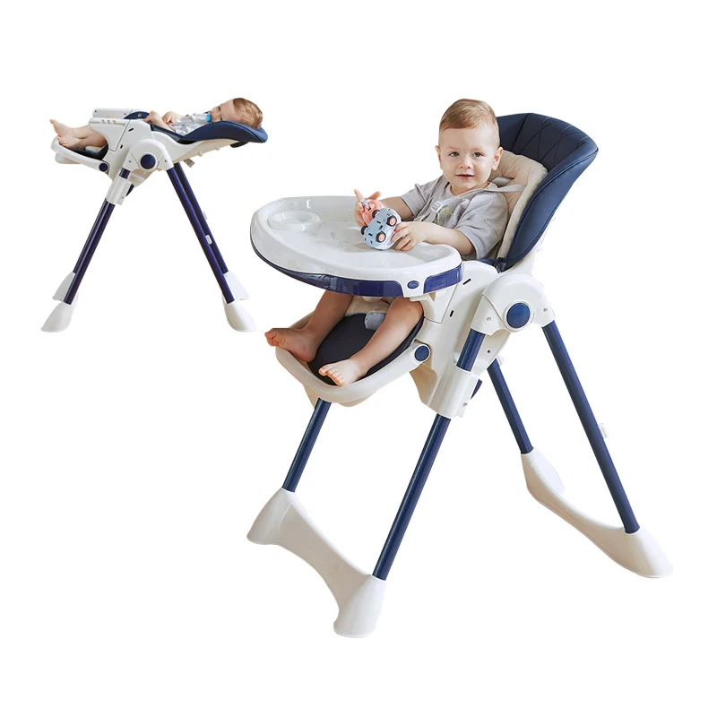 

Hot Sale Multifunction Children Dining Room Infant Baby Kids Toddler Feeding Plastic High Chair