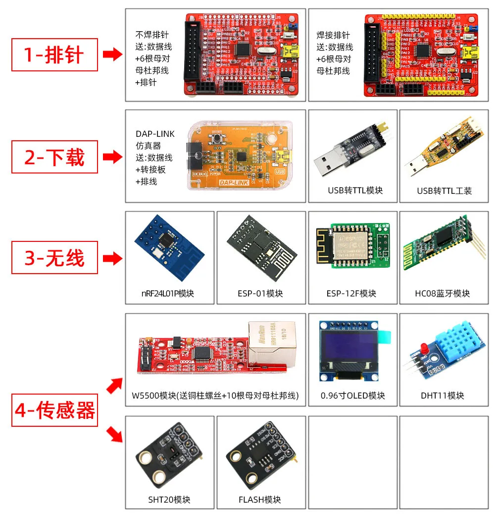 Плата разработки STM32F103C8T6 системная плата ARM NRF24L01 WiFi ESP8266 | Инструменты
