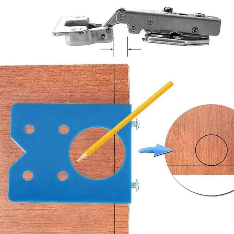 Недорогая распродажа 35 мм скрытый шарнир набор инструментов для деревообработки