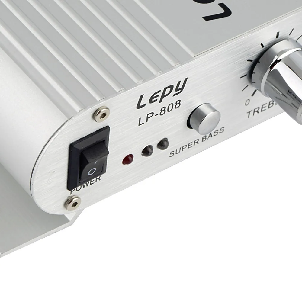 Новый 12 В Hi-Fi стерео аудио усилитель домашний бас динамик громкий с usb-портом FM для