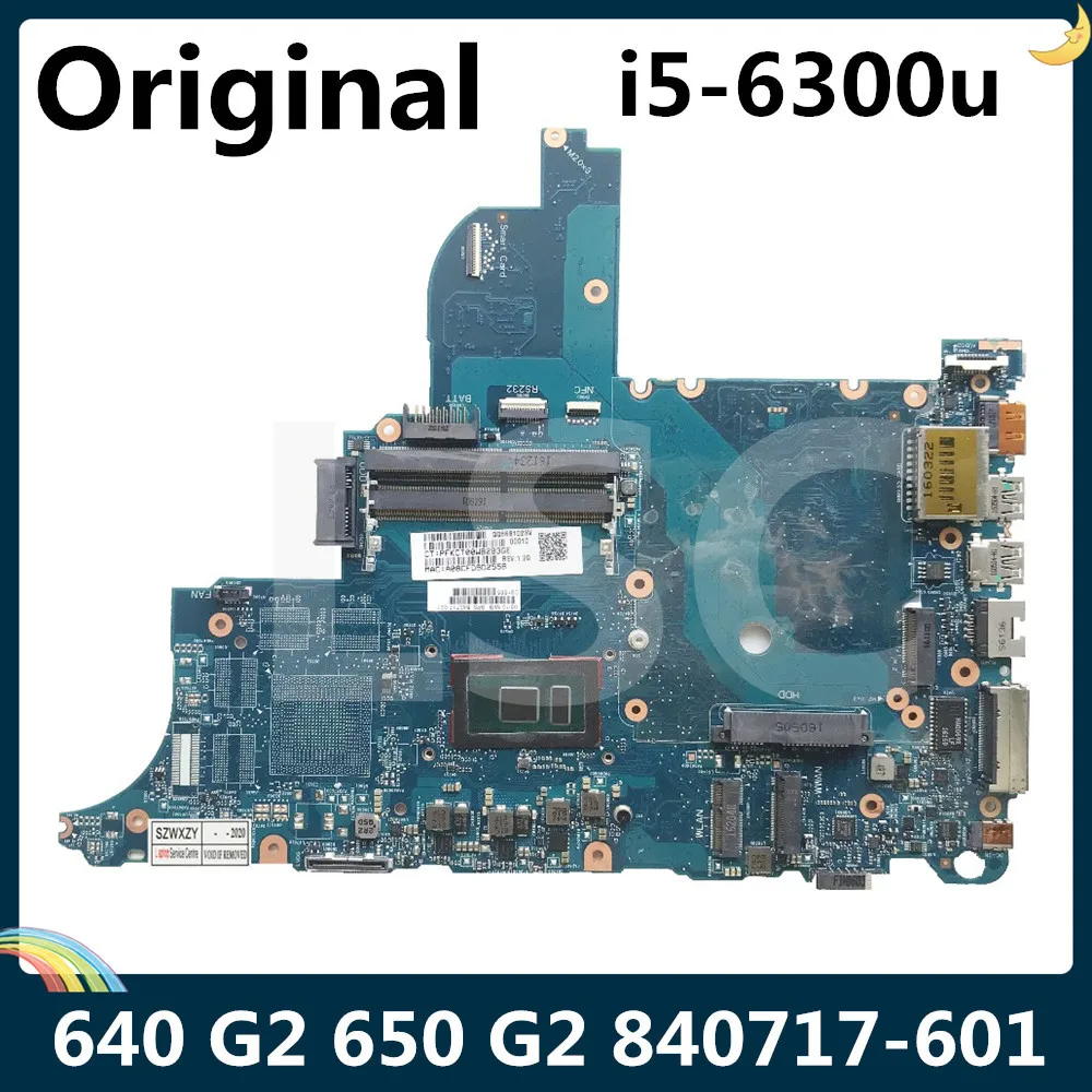 СОП для HP Probook 640 G2 650 Материнская плата ноутбука 840717 001 840715 601 I5 6300u DDR4 100%