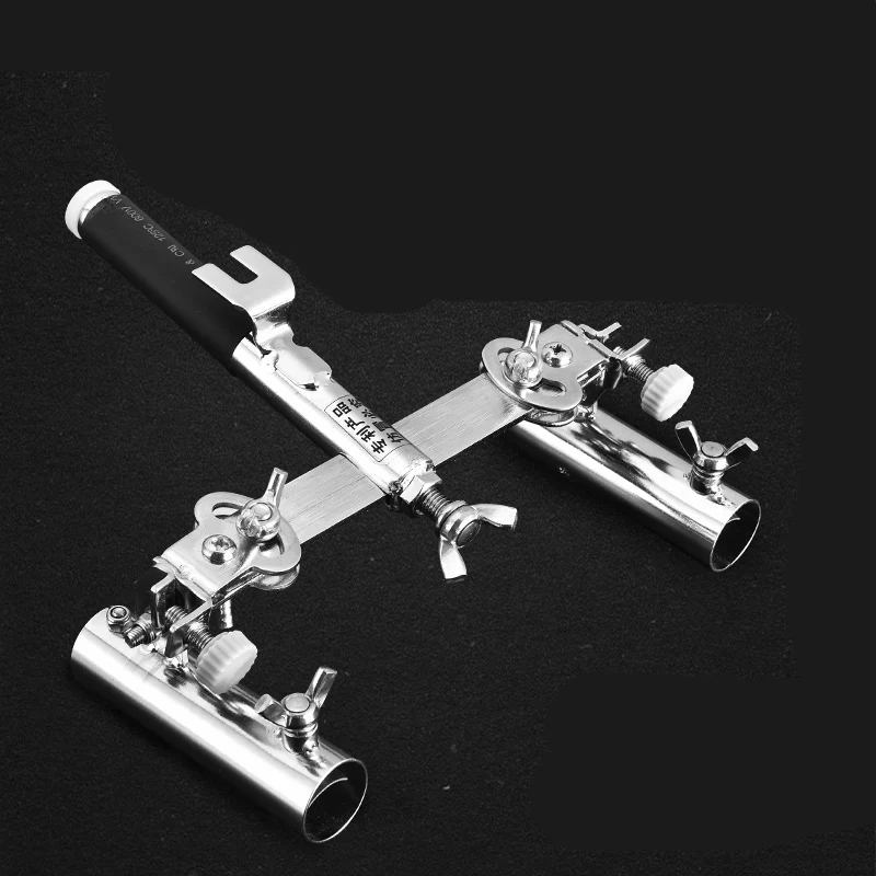 Рыболовная удочка из нержавеющей стали металлический держатель регулируемая