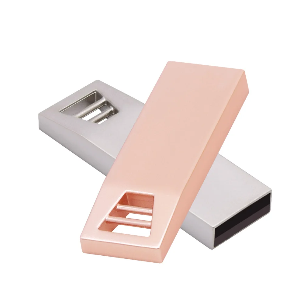 Металлический USB флеш накопитель с бесплатным логотипом 32 ГБ 16 64