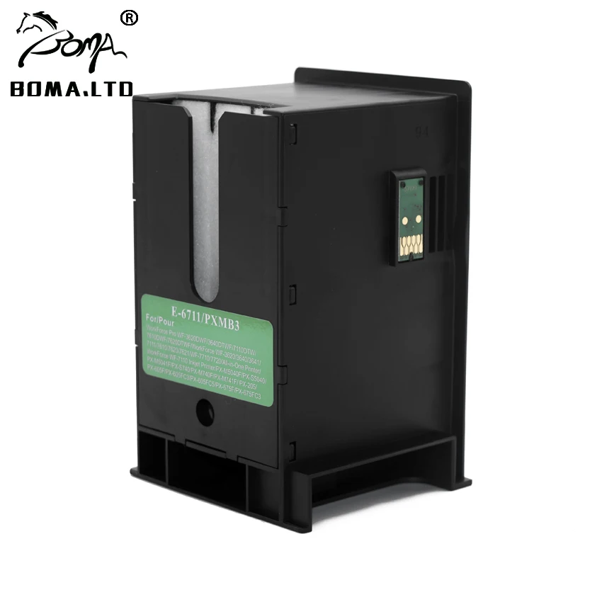 Резервуар для обслуживания чернил T6711 Epson 7715DWF 7710DWF 7720DTWF 7721DTWF 7110DTW 7610DWF 7620DTWF 3620DWF