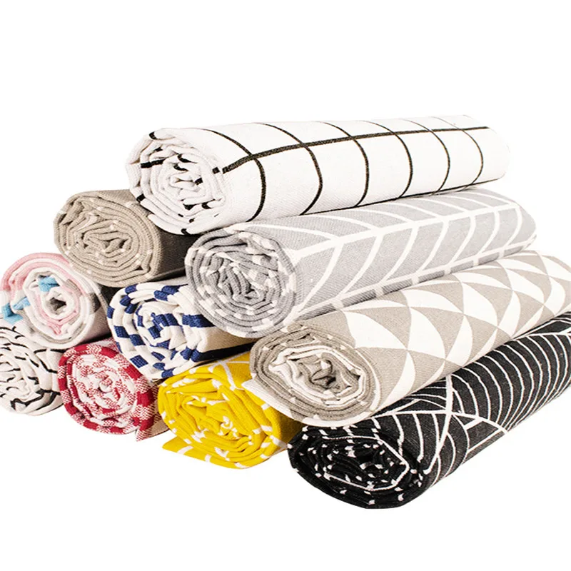 Печатная конопляная ткань искусственная скатерть фон для стены льняная