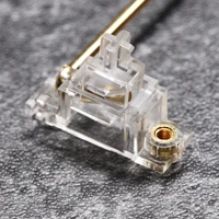 everglide transparent gold plated pcb screw in stabilizer for custom mechanical keyboard gh60 xd64 xd84 6 25x 2x 7x xd96 xd87