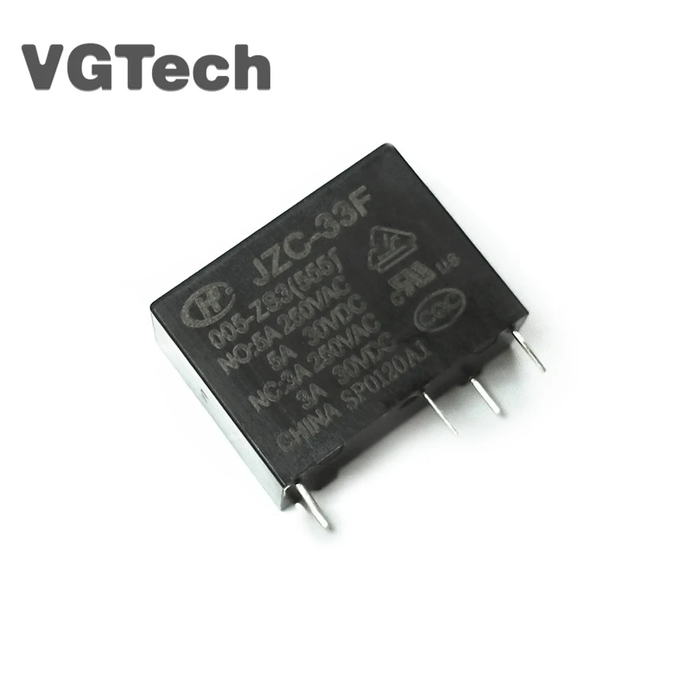 

HF33F-005-ZS3 5V 5A Relay DIP5 JZC-33F-005-ZS