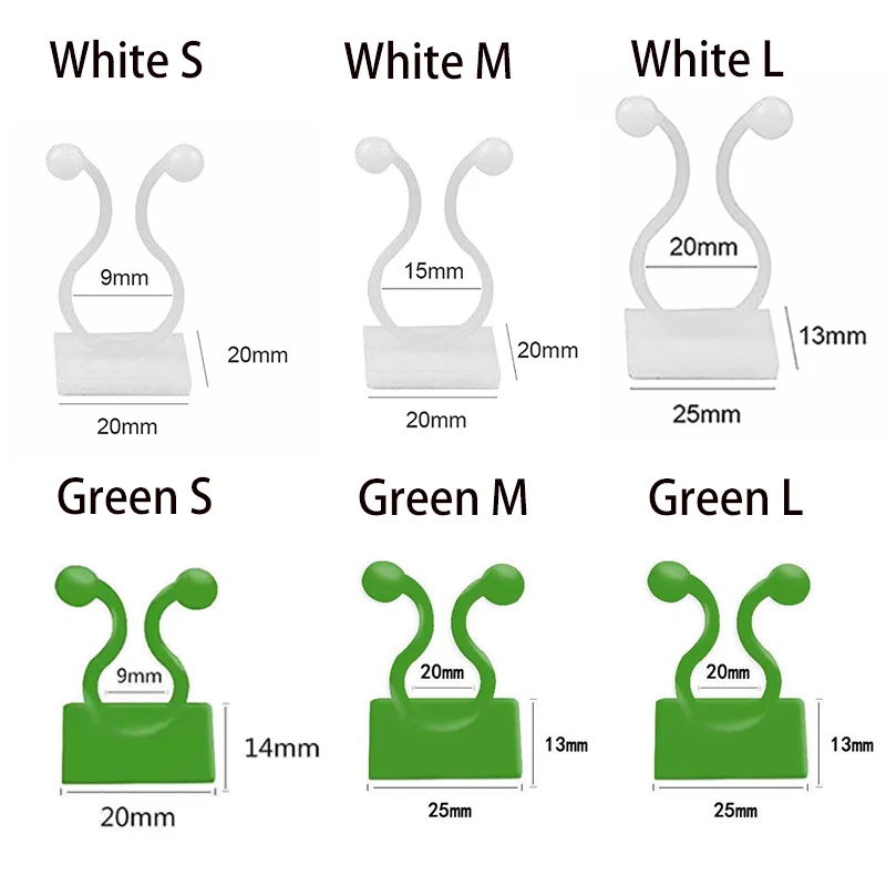10/20 штук завод стена для скалолазания клип Невидимый стены лозы светильник