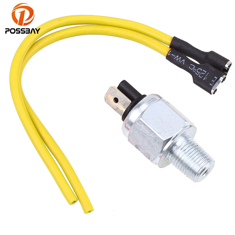 Posbay 10 мм БОЛТ мотоцикл гидравлический стоп сигнал переключатель + кабели для