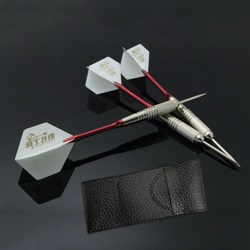 

Indoor sports Darts 22g 3pcs/set Tungsten Steel Tip+Shaft+Flight+leather case