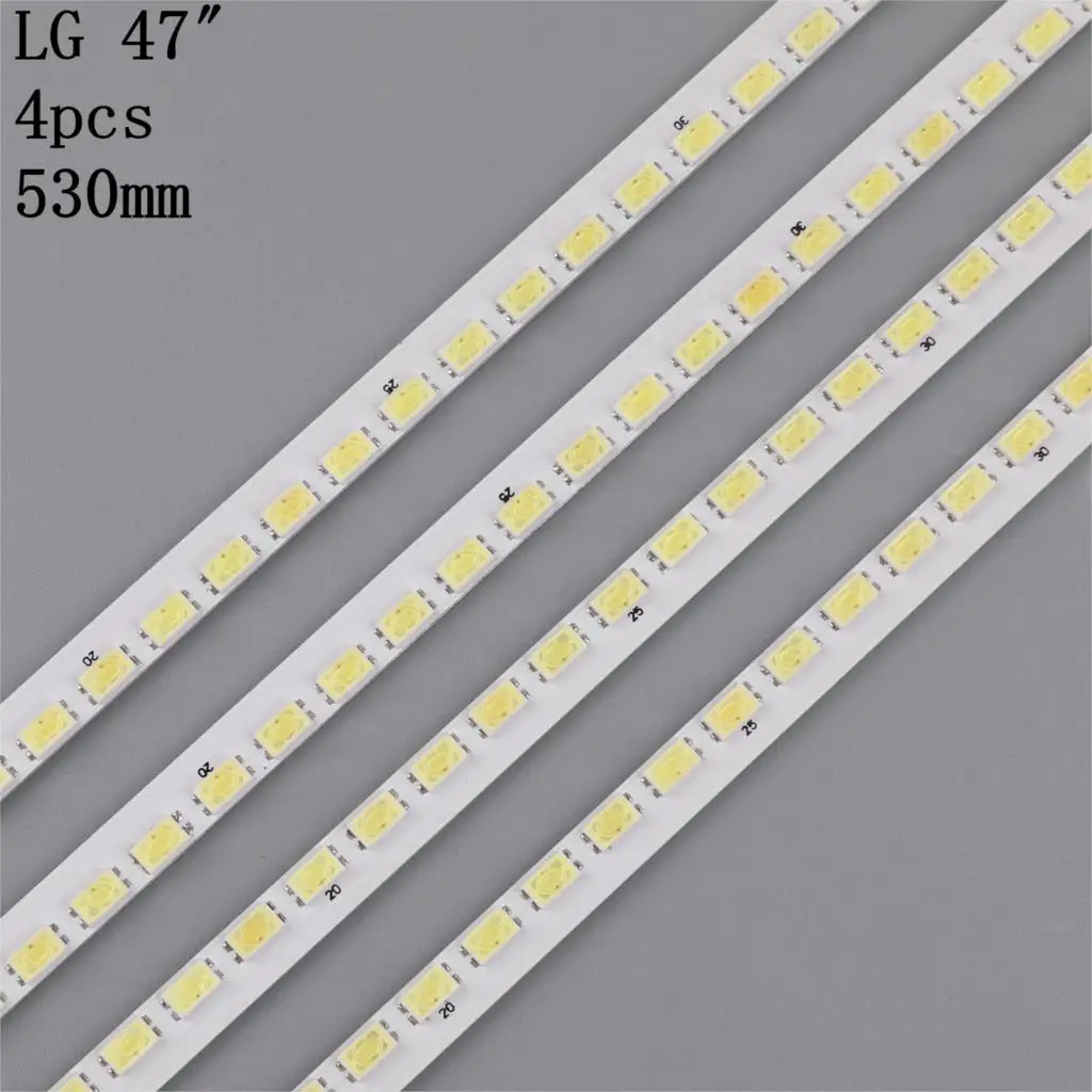 4pcs LED backlight strip for LIG 47LE5500 47LE5300 47LX6500 47LE5400 47E70RG LE47A300N 47LE5900 LC470EUH SC A1 3660L-0349A 0348A