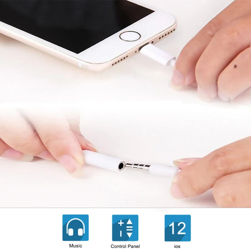 Контролируемый объем Aux Разветвитель для наушников конвертер Lightning/HDMI 3 5 мм Джек