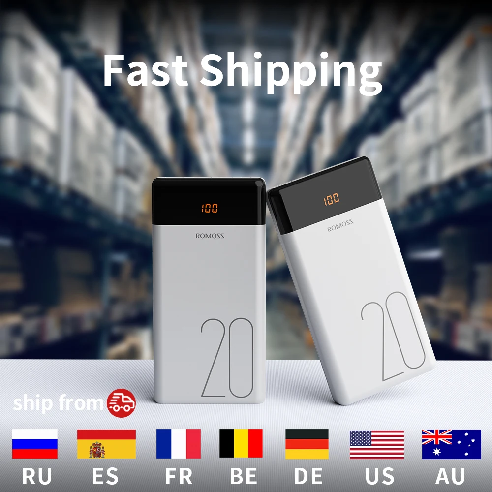 romoss lt20 power bank 20000mah portable charging powerbank 20000 mah external battery charger poverbank for iphone 13 xiaomi mi free global shipping