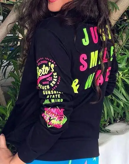 Новое поступление ZW топы становится сильнее одежда для бега zumba пальто женская