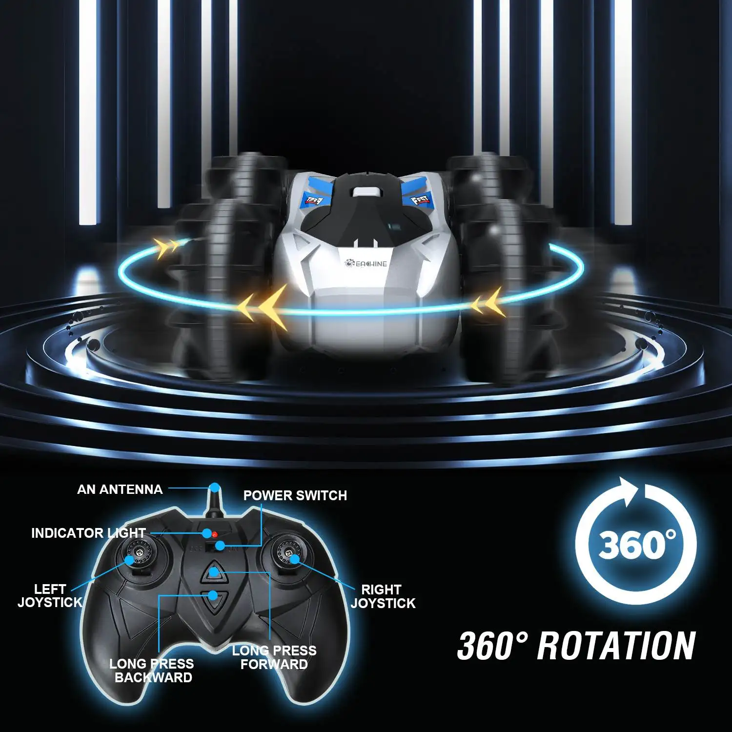 eachine ec21 2 в 1 амфибия rc дрейф автомоби