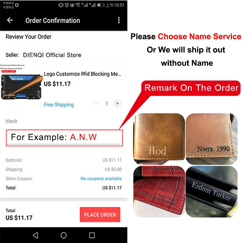 

DIENQI Rfid Credit Card Holder Men Genuine Leather Aluminum Metal Magsafe Pocsafe Wallet Slim Bank Cardholder Case amazon prime