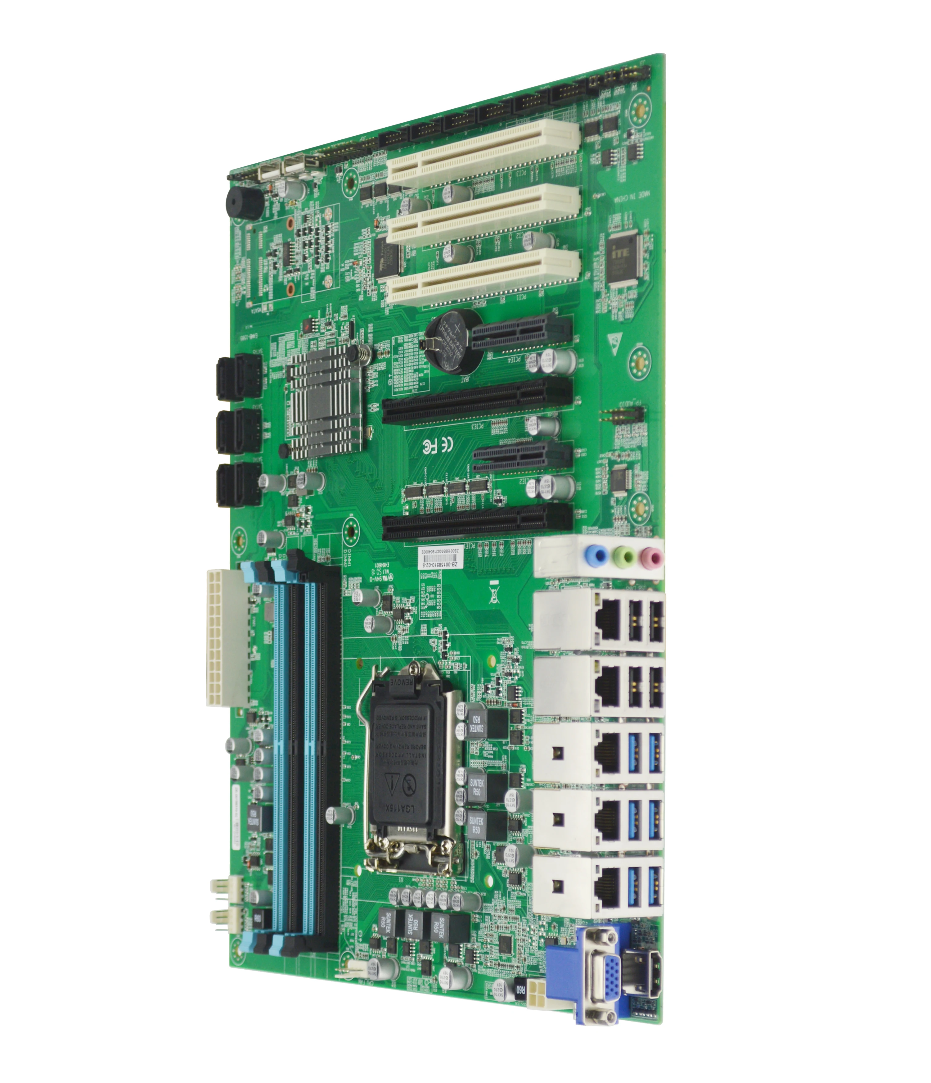 EAMB-1585 C236 чипсет Промышленная материнская плата ddr4 LGA1151 6/7Gen i3/i5/i7 5 * LAN 6 SATA 4 PCIE 3 PCI 14