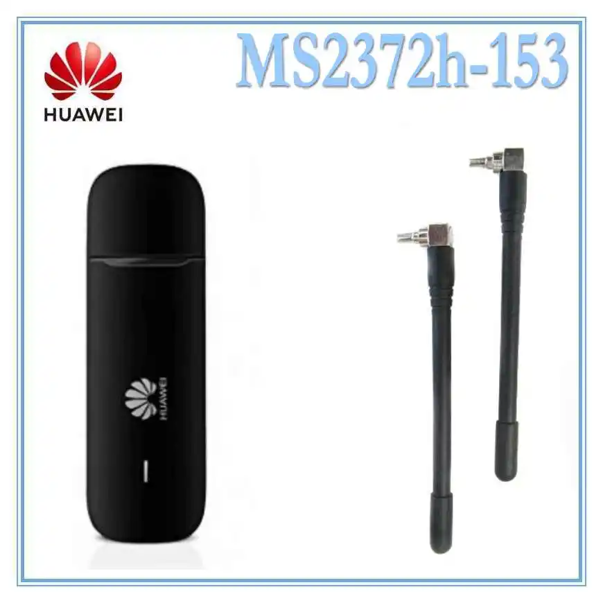 

Разблокированный USB-модем Huawei MS2372 Stick MS2372h-153 с 2 антеннами 150 Мбит/с, 4G LTE, с разъемом для Sim-карты