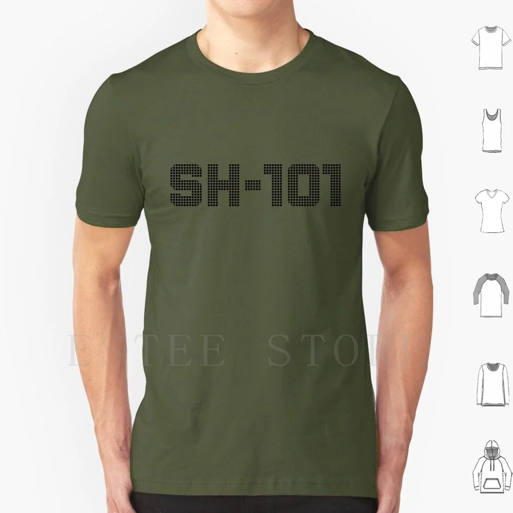 Sh-101 Vintage Synth T Shirt Men Cotton 6Xl Sh 101 Synth Analogue 80S Vintage Synthesiser Roland Keyboard Oldskool 101 Japanese