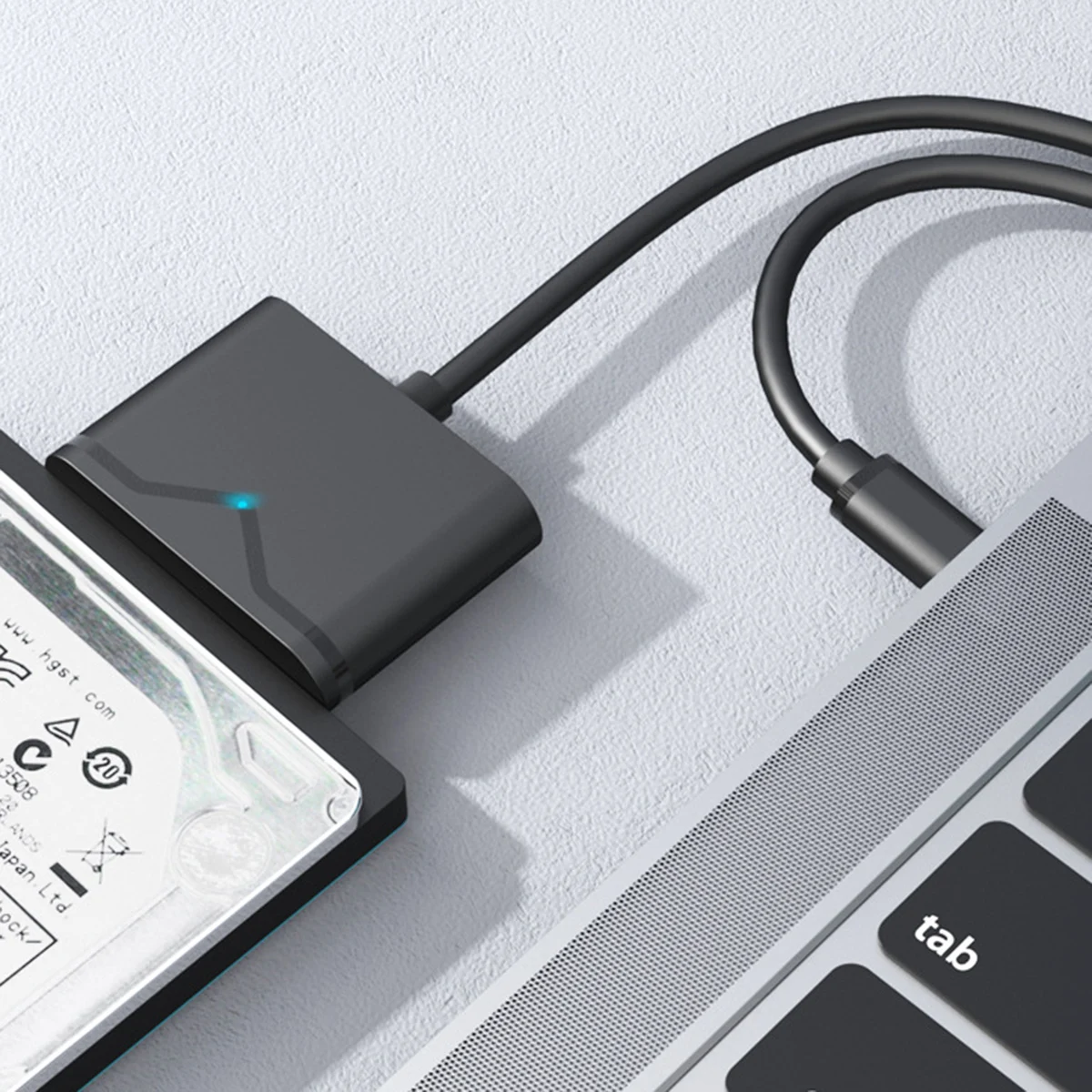 

T35 HDD Adapter Of SSD USB3.0 Type-C To SATA3 Converter Cable For 2.5/3.5 Inch SATA Hard Drive Disk SSD 5Gbps JMS578 Chip