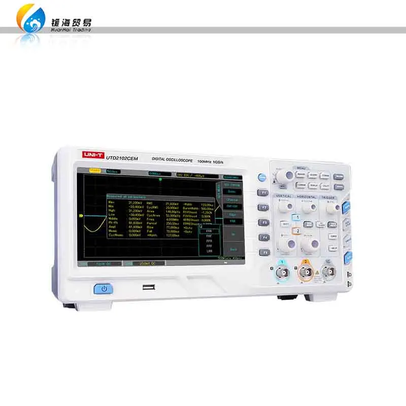 

Low Price UNI-T UTD2102CEX Digital Oscilloscope 100MHz Bandwidth with USB OTG Interface 2 Channels Storage Portable
