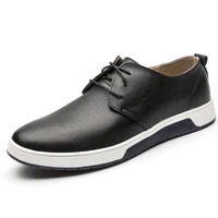 38 48 casual shoes men leather black flats fashion simple mens designer shoes men comfort breathable holes brand shoes