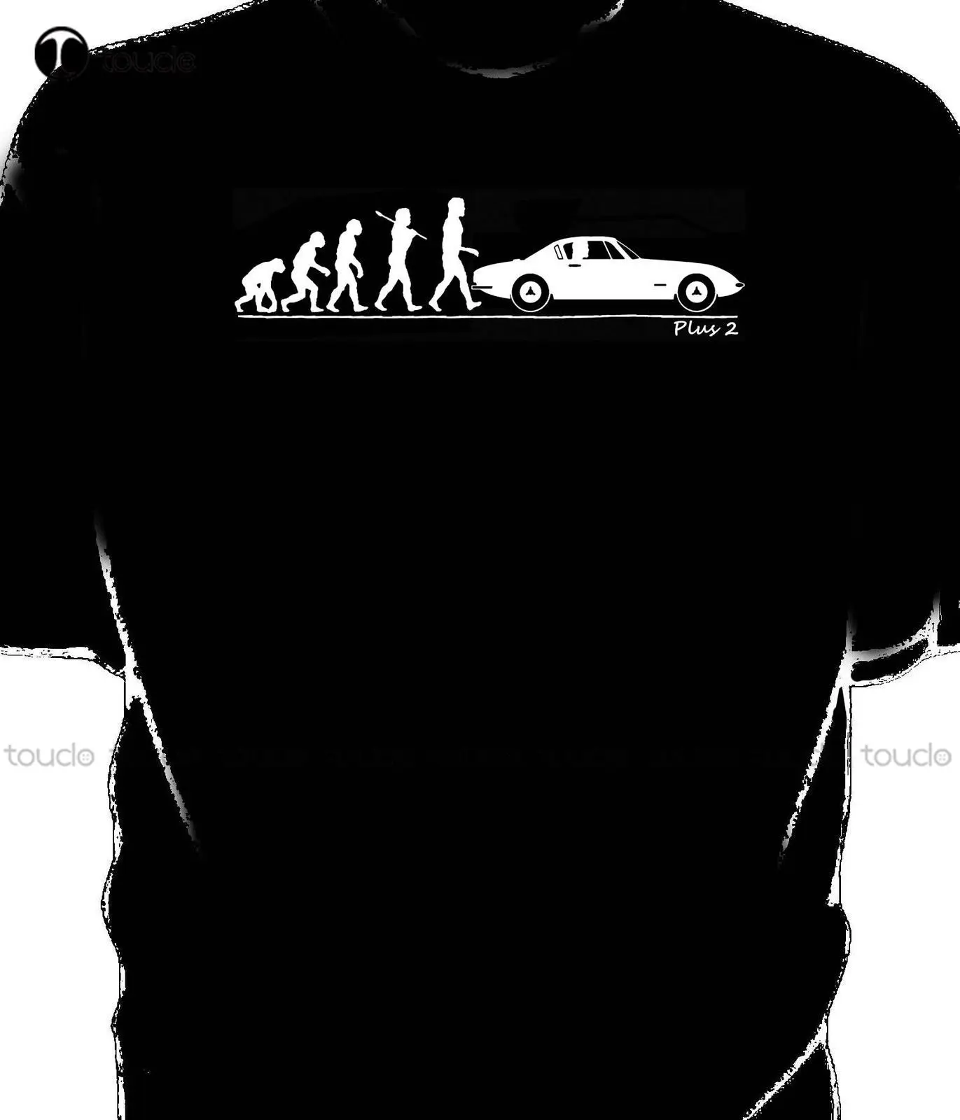 

Модная черная хлопковая Футболка Evolution Of Man, Классическая футболка в стиле унисекс для фанатов британского автомобиля Elan 2