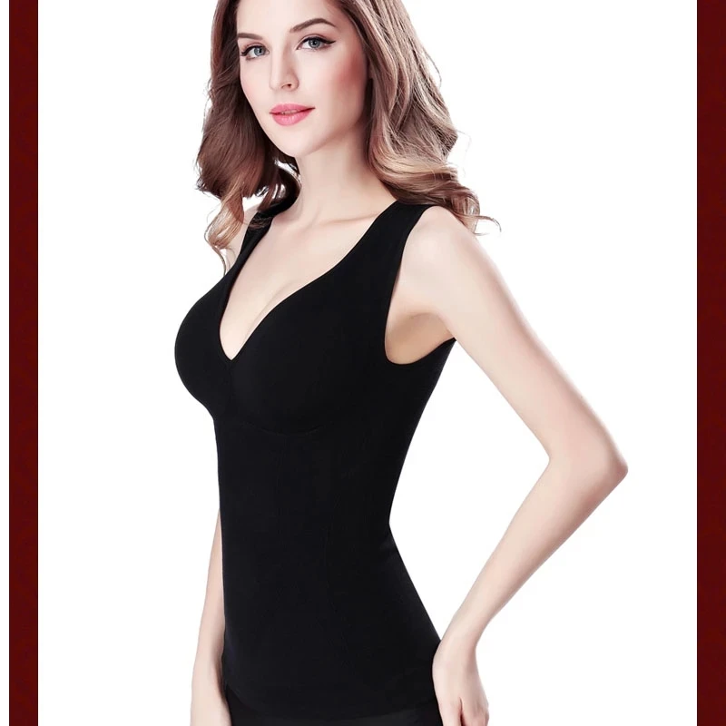 Женское теплое нижнее белье на осень и зиму облегающее пикантное с v-образным