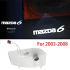 2 шт. Проекционная лампа на дверь автомобиля для Mazda 6 2003-2007 2008 GG Gy GG1 GT Atenza Mazda6 светодио дный светодио дный автомобилей световые эмблемы наклейки аксессуары
