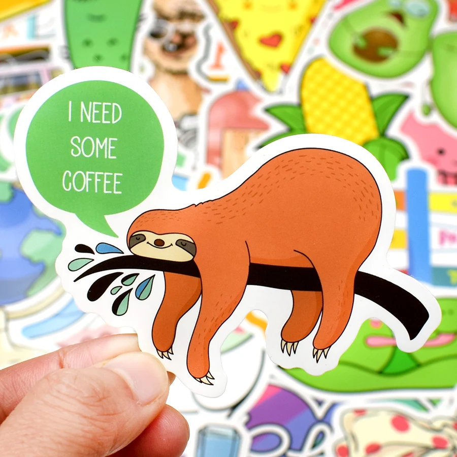 50 шт. водонепроницаемые Стикеры для девочек ноутбука гитары планшета | Игрушки и