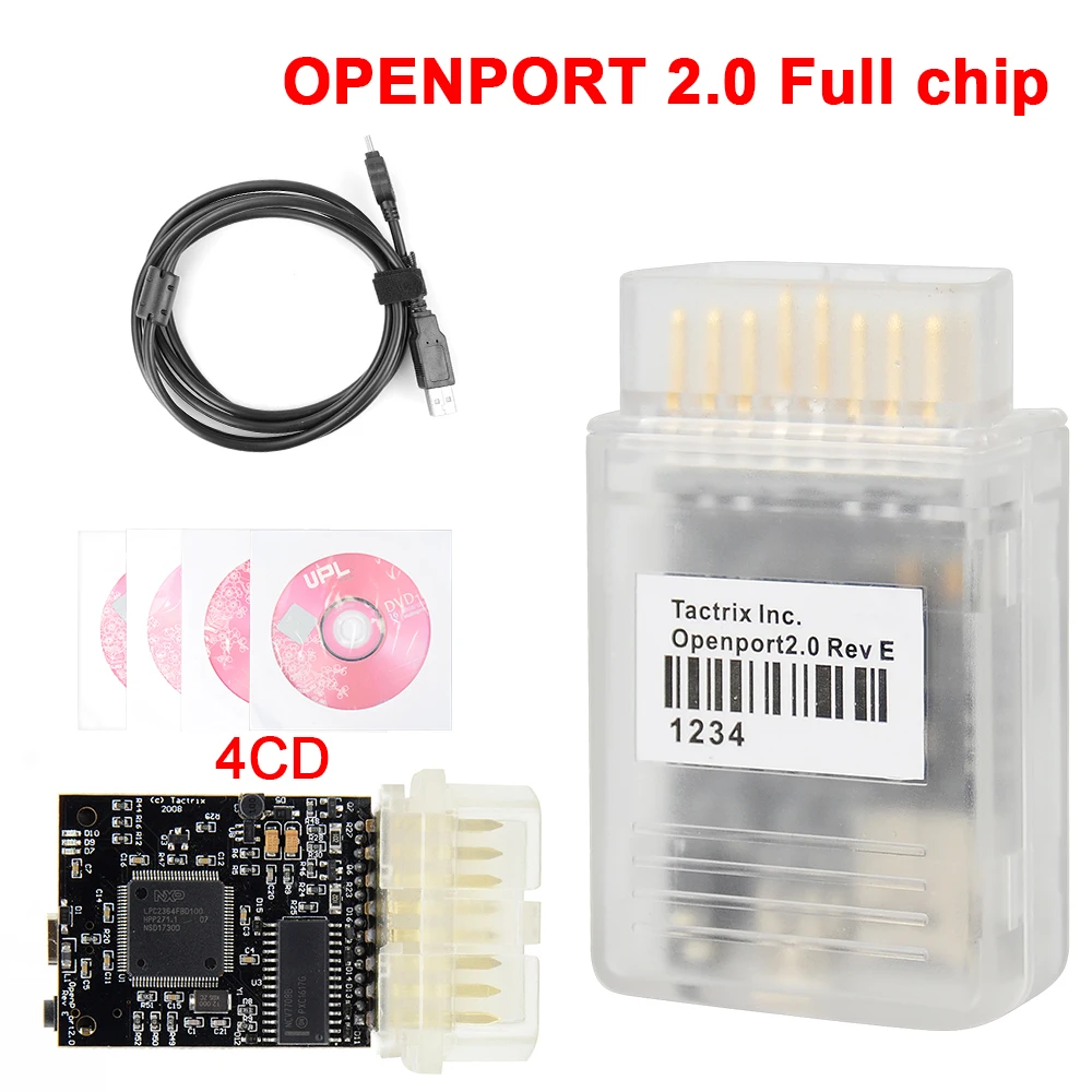 Зарубежный Высококачественный чип Tactrix Openport 2 0 ECU FLASH OBD OBD2 открытый порт Тюнинг