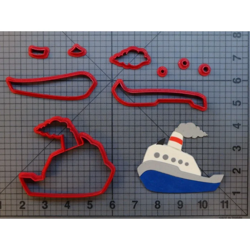 Cruise Ship Window Anchor Helm Ark Silhouette Fondant Decorated Biscuit Mould Cookie Cutter Boy Birthday Cake Custom Made | Дом и сад