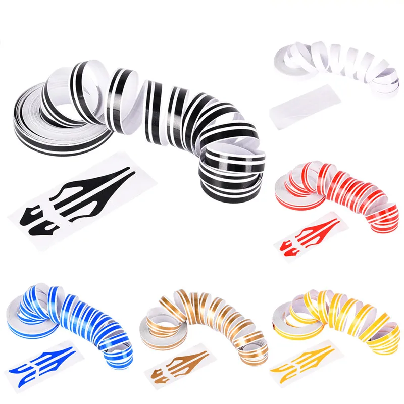 12 мм виниловые автомобильные наклейки PinStripe Pin полосатая лента наклейка Steamline